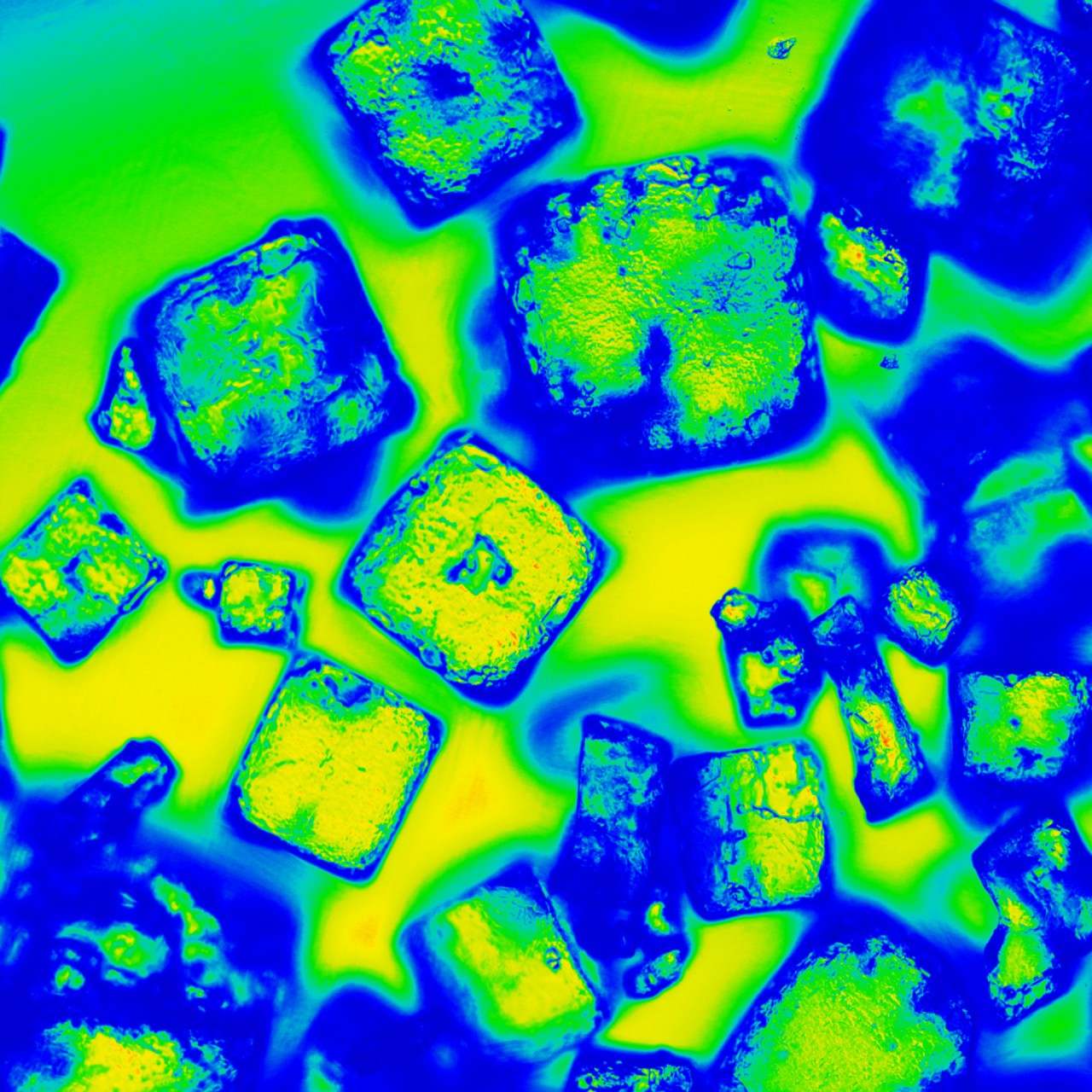 Through the microscope VIII • Lambda-Print auf FUJIFILM Crystal Archive DPII, Alu-Dibond®, 40 x 40 cm • Auflage: 5 + 2 Artist’s Proof